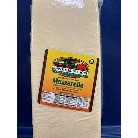 John F. Martin & Sons Mozzarella Cheese (1 each) Delivery or Pickup ...