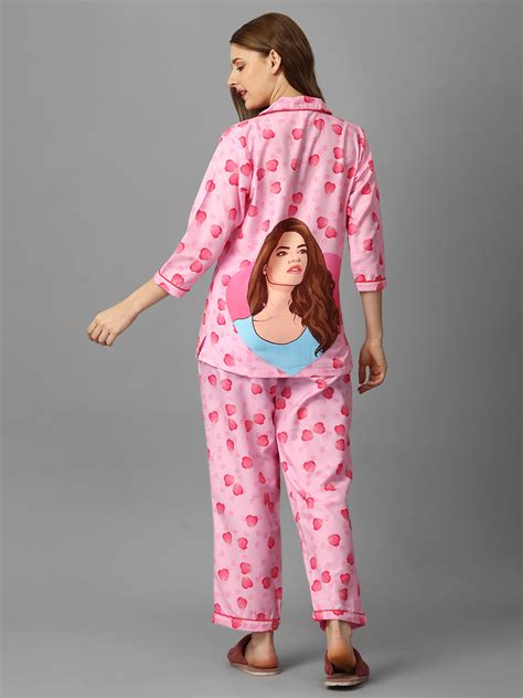 (BOGO) Love Petals Printed PJs For Womens – clozena