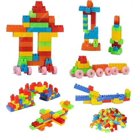 Buy BAYBEE Building Blocks for kids 100 Pcs Plastic DIY, Puzzle Block ...