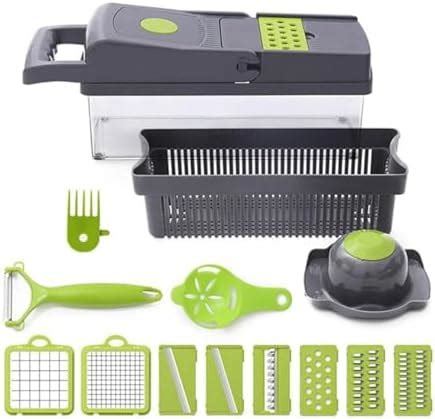 WIDRIA 14 in 1 Multipurpose Chopper, Fruits & Vegetable Cutters, Grater ...