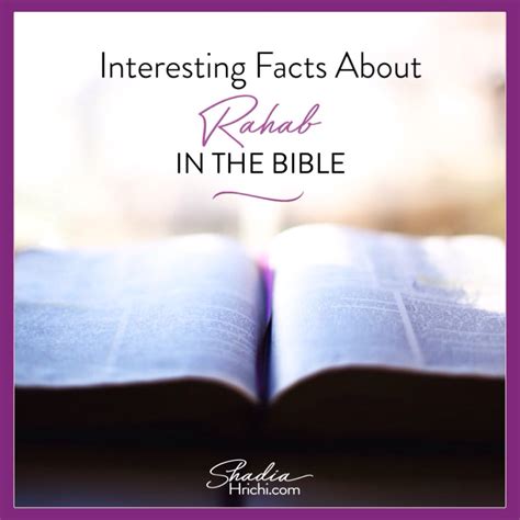 Discover Interesting Facts About Rahab in the Bible