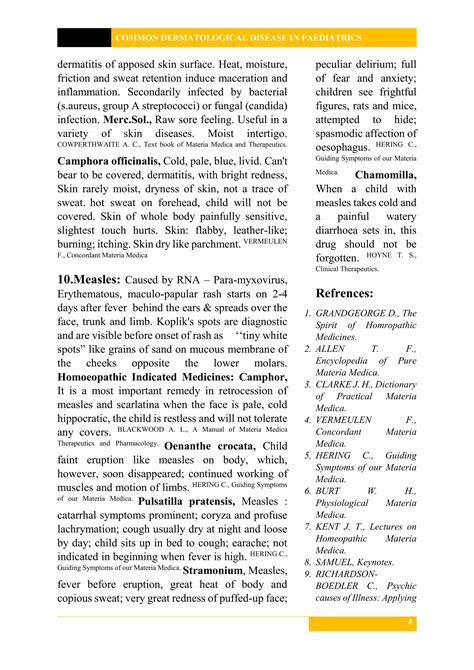 Common Dermatological Disease in Paediatrics and Homoeopathy Medical ...