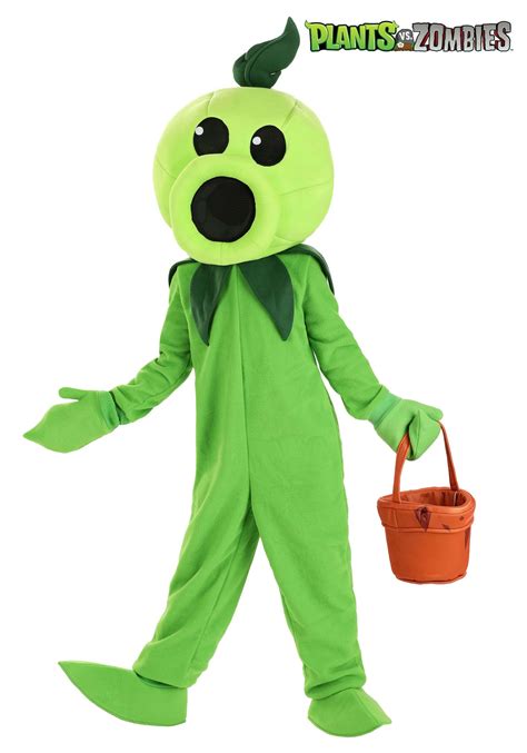 Child Premium Plants VS Zombies Peashooter Costume | Video Game Costumes
