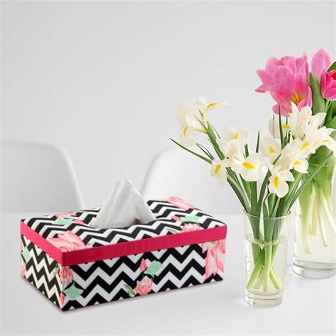 SEJ by Nisha Gupta Tissue Paper Box Holder | Tissue Box for Gifting ...