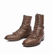 Image result for Justin Lace up Boots