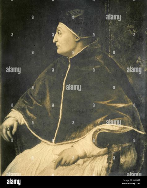 Portrait of Pope Sixtus IV, painting by Titian Stock Photo - Alamy