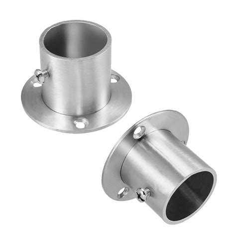 Rannb 2 Pcs Stainless Steel 33mm/1.29 inch Dia Flange Rod Holder ...