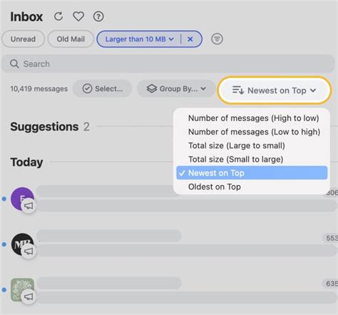 How to Sort Gmail Email 的图像结果