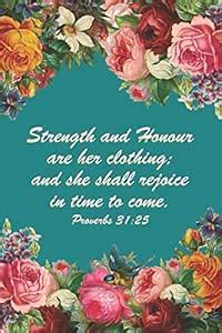 Strength and Honour Sermon Notes Journal: Floral : Journals, Christian ...