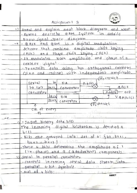 DC Assignment 3 & 4: Detailed Analysis of QAM, MSK, and CDMA Systems ...