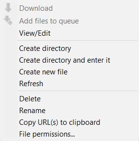 #11958 (Download and add files to queue are greyed out) – FileZilla