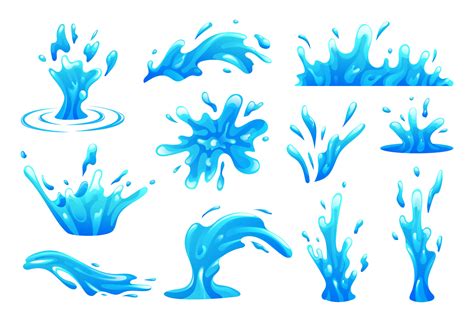 Cartoon Water Splash
