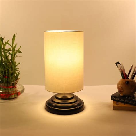 Buy HOMESAKE Contemporary Decor White Metal Table Lamp from Homesake at ...