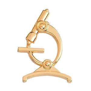 Buy ATORSE 10xCreative Microscope Shape Brooch Breastpin Corsage for ...