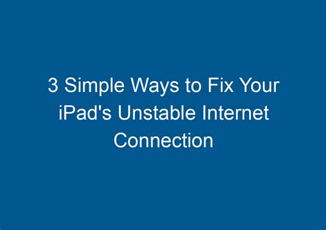 Image result for iPad Wi-Fi Connection Problems