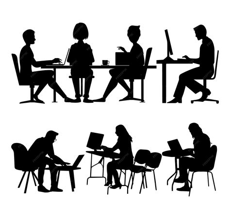 Office Worker Silhouette