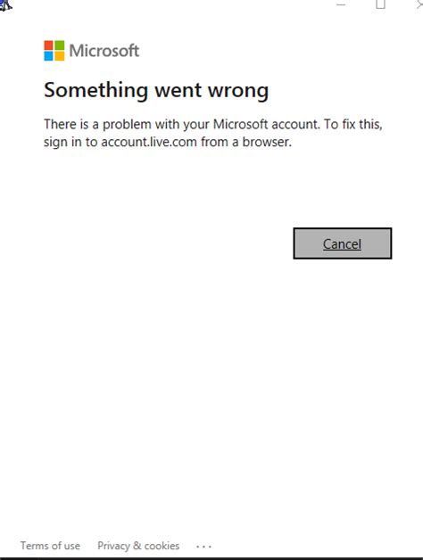 Account.live.com Fix Problem Xbox One 的图像结果