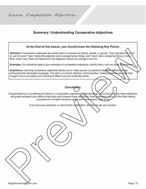 Image result for Lesson Comparatives