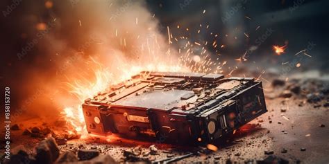 Large Lithium Battery Exploding 的图像结果