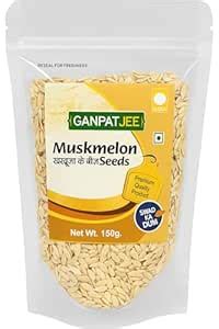 Ganpatjee Raw Muskmelon Seeds 150g | Kharbuja Magaj Beej | Without ...