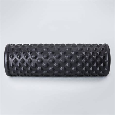 Hand Foam Massage Roller, Deep Tissue and Muscle Relief, 38cm - Black