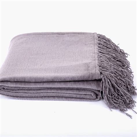 Buy MASPAR Jessica Solid Tassel Trimmed Throw - 130 x 178 cm from ...