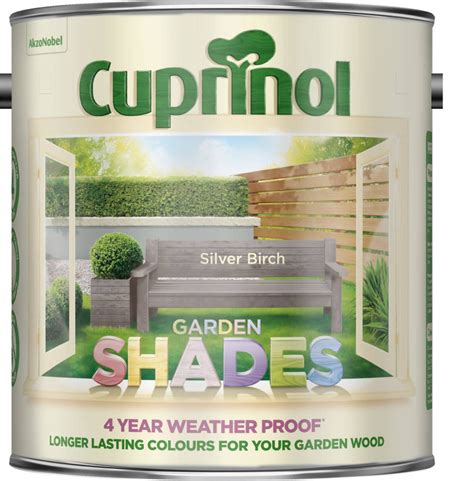 Cuprinol Garden Shades Silver birch Matt Garden wood paint 2.5L ...