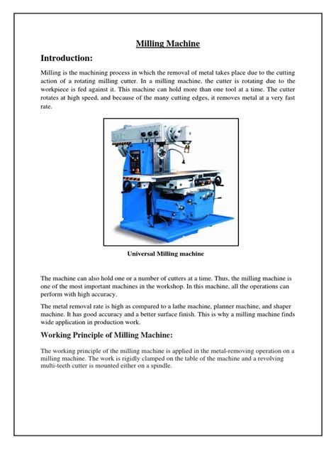 Image result for Milling Machine Operation