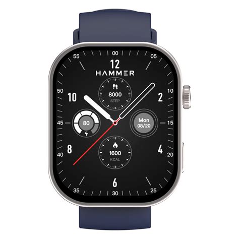 Hammer Tussle 2.01" Full HD Display BT Calling Smartwatch