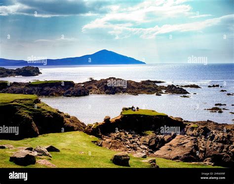 Clare Island from Achill Island, County Mayo, Ireland Stock Photo - Alamy