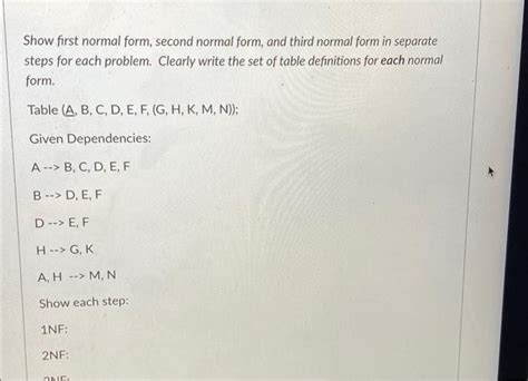 First Normal Form vs Second Normal Form 的图像结果