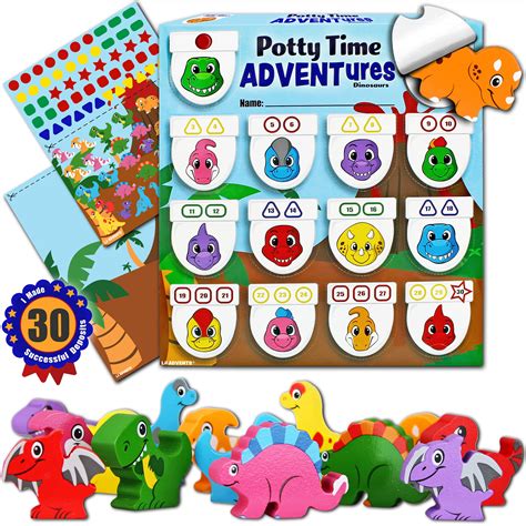 Lil Advents Potty Time Adventures Potty Training Game 14 Wood ...