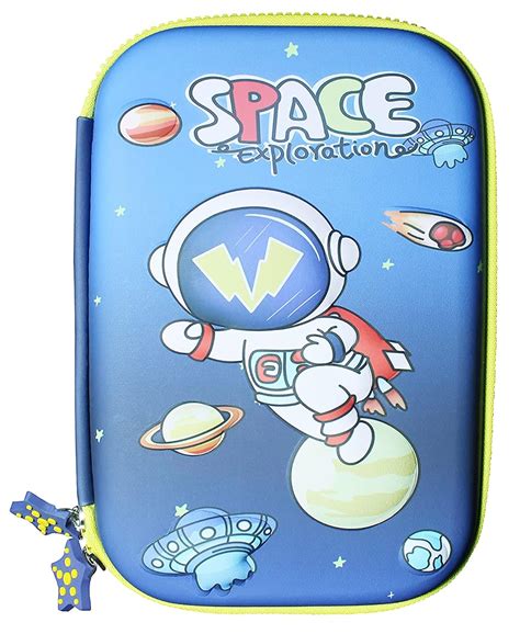 GJSHOP 3D Pencil Box Pouch for Kids - Hardtop Stationary Organizer Case ...