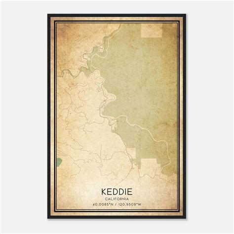 Map Of Keddie California