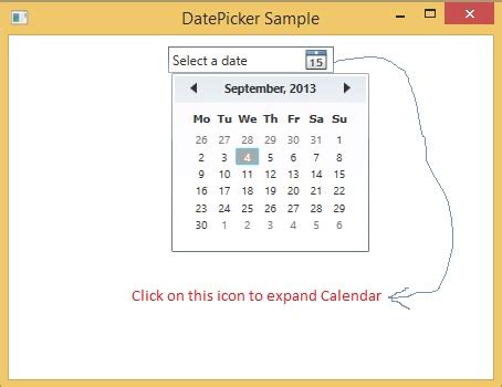 DateTimePicker WPF Visual Studio 的图像结果