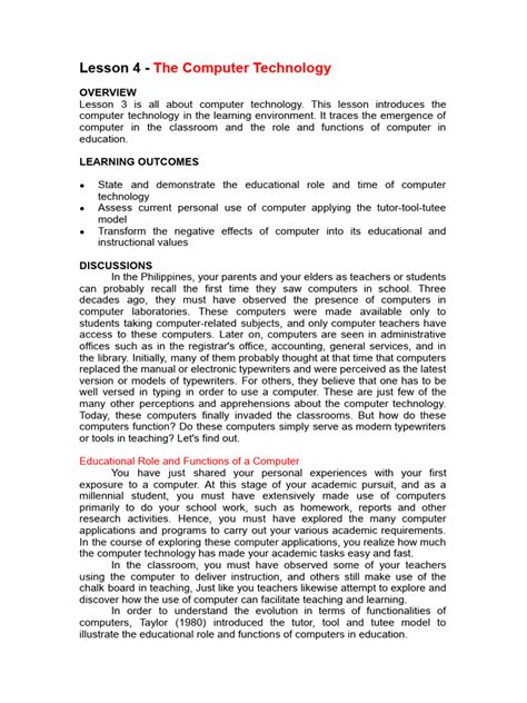 Computer Technology Tutorial 的图像结果