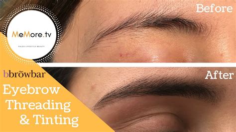 Eyebrow Threading Before And After