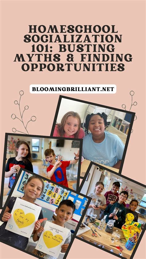 Homeschool Socialization: Busting the Myths and Finding Opportunities - Blooming Brilliant ...