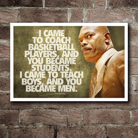 COACH CARTER Movie Quote Poster 18x12 | Etsy