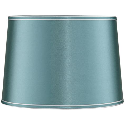 Buy Springcrest Soft Teal Medium Drum Lamp Shade 14 Top x 16 Bottom x ...