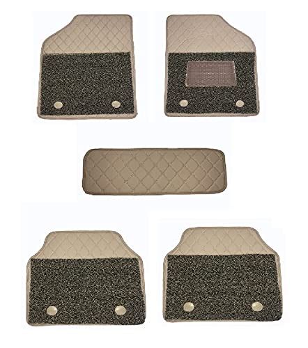 RKPSP Leather 7D Car Floor Mats for Wagon R 2016 (Brown) Pack of 1 ...