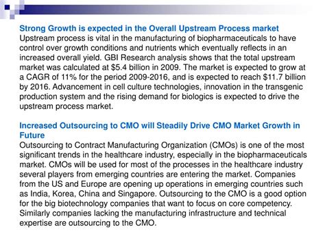Image result for Upstream Process Overview Slide