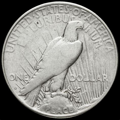 USA 1922 Silver Peace Dollar, GVF