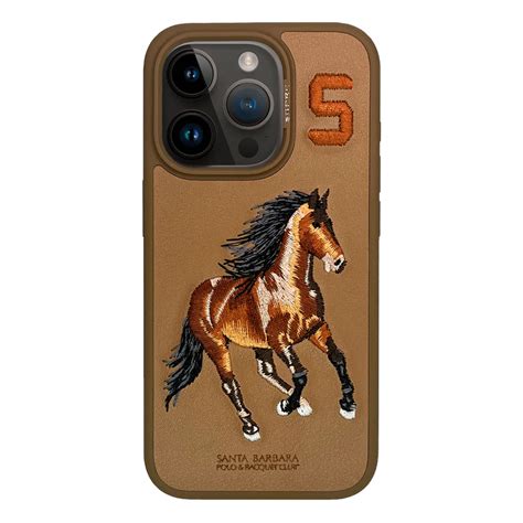 iPhone 15 Pro Max Boris Series Genuine Santa Barbara Leather Case ...