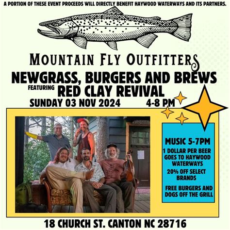 Newgrass, Burgers and Bugs with live music from Red Clay Revival ...