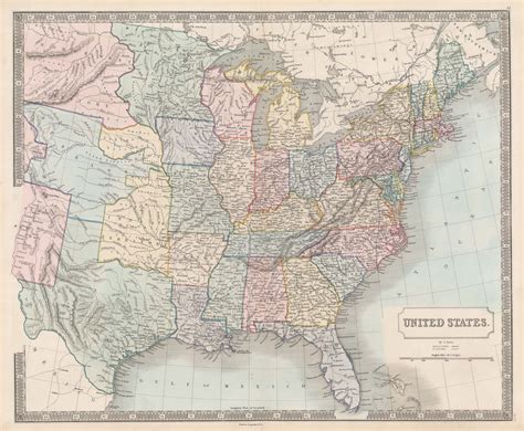 Selina Hall, United States, 1850 c. | The Map House