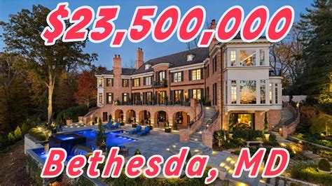 Bethesda MD's Most Expensive Home: Inside a $23.5M Modern Mansion - YouTube