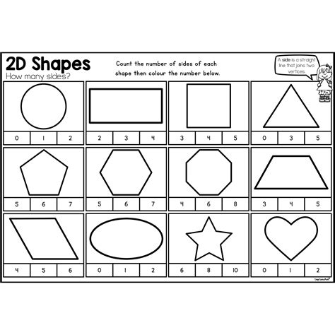2D Shapes: How Many Sides? - Top Teacher - Worksheets Library