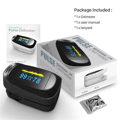 Vaku Luxos ® Pulse Oximeter Fingertip, Multipurpose Digital Monitoring ...
