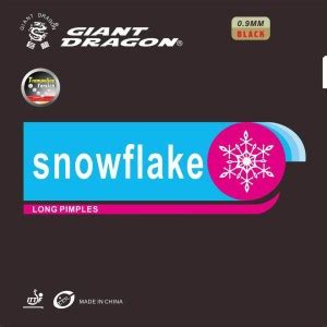 Giant Dragon Snowflake OX Long Pimple Rubber 0 mm Table Tennis Rubber ...